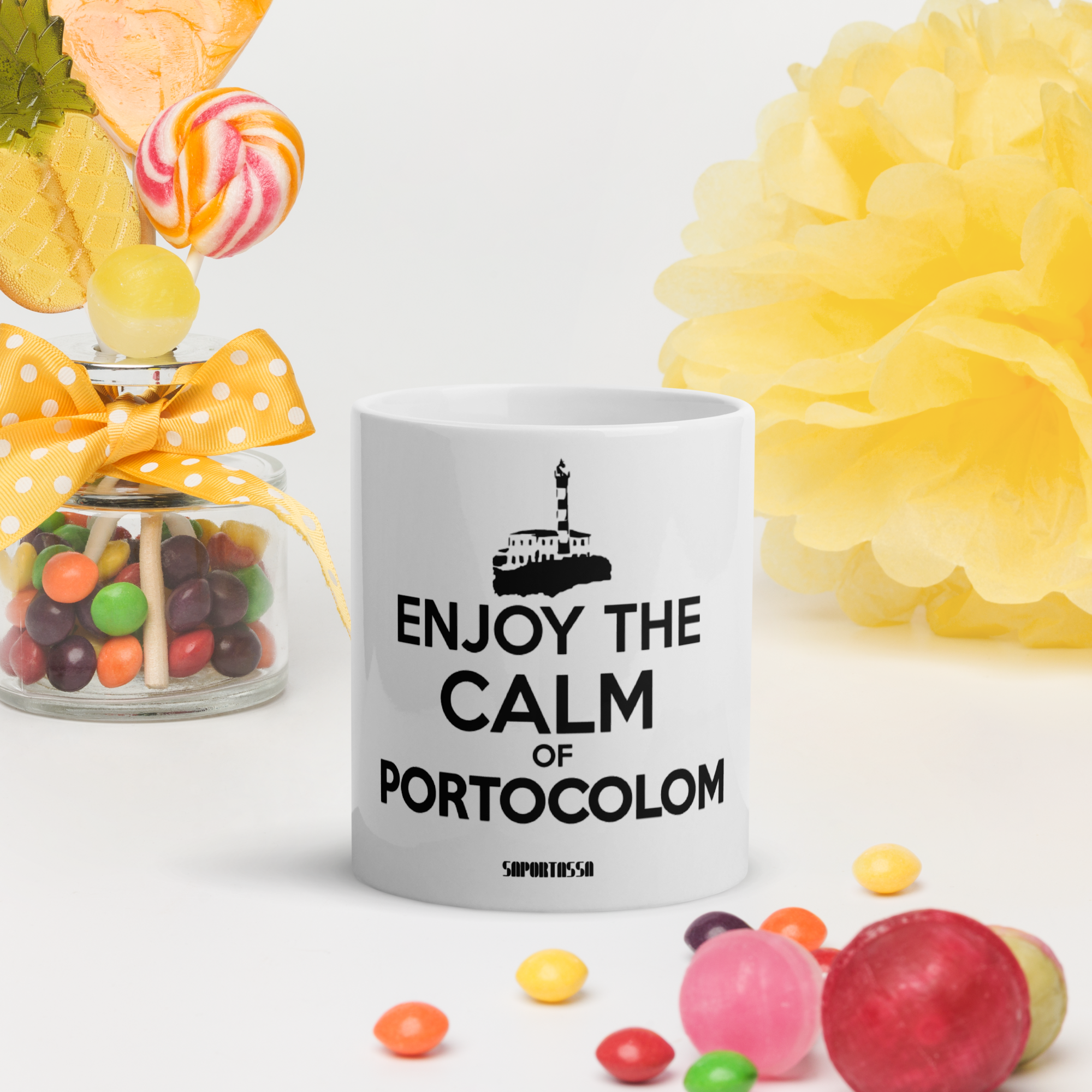 Taza de cerámica Portocolom