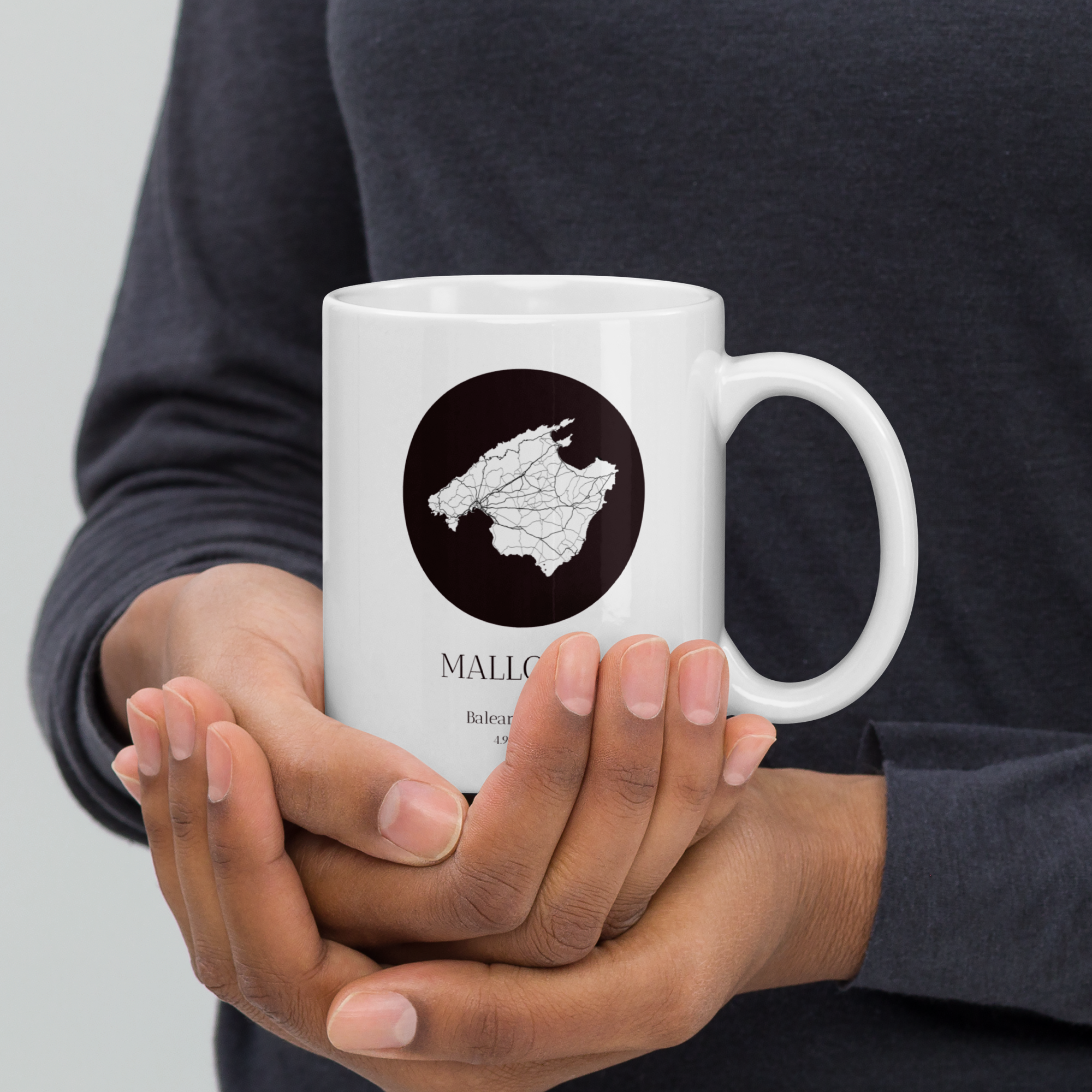 Taza de café con diseño de Mallorca