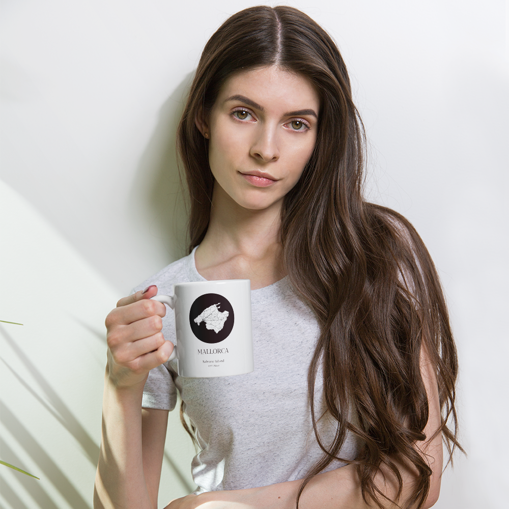 Taza de café con diseño de Mallorca