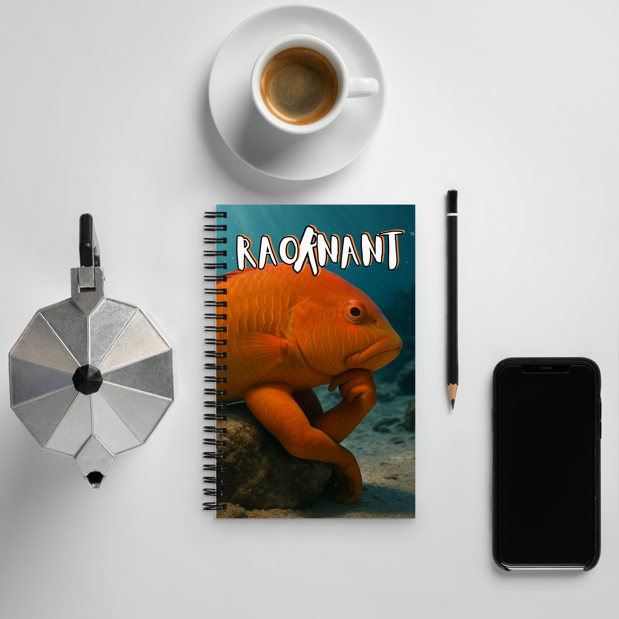 Cuaderno con diseño de RAOR