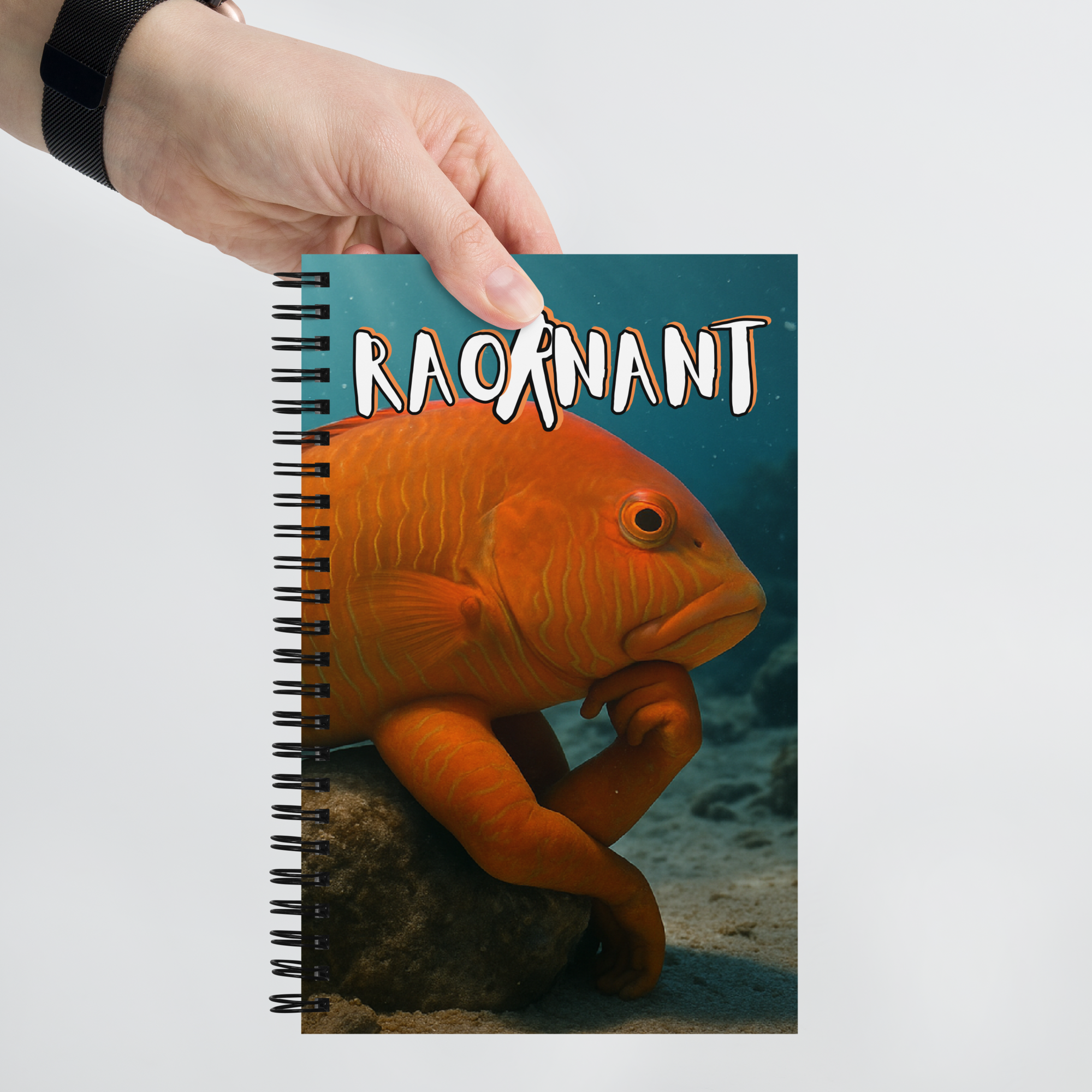 Cuaderno con diseño de RAOR