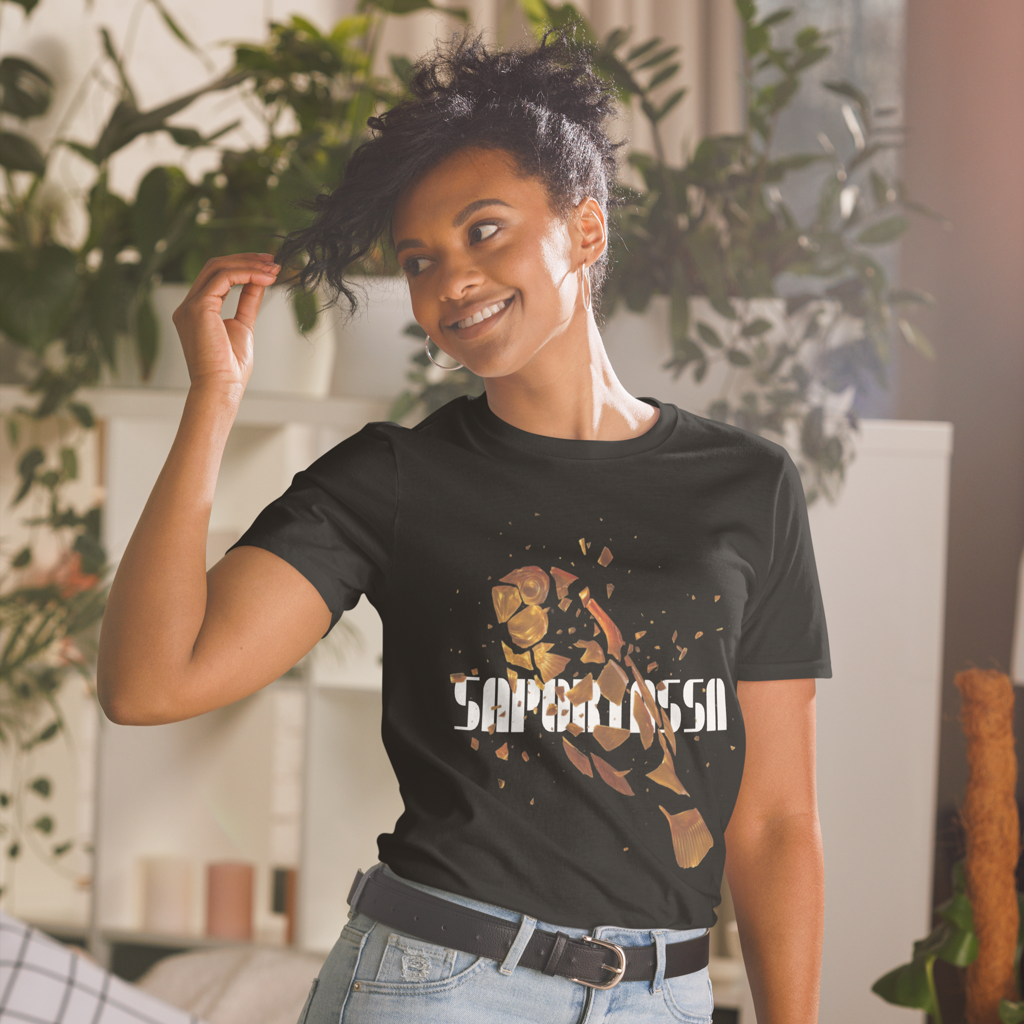 Camiseta negra raomput