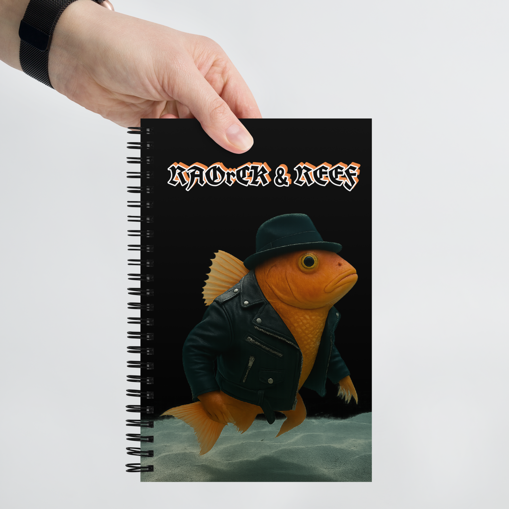 Cuaderno con RAO rockero