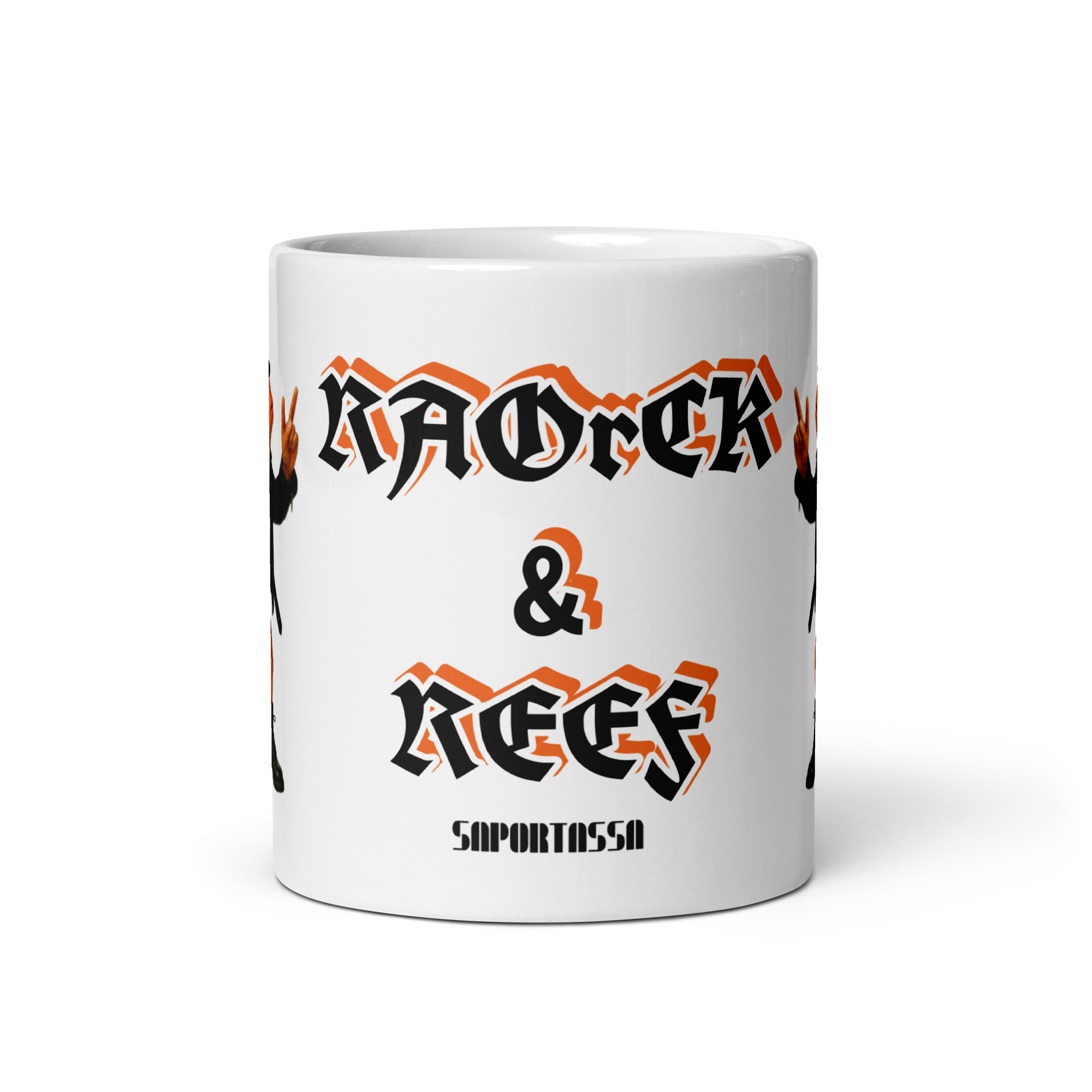 Taza divertida con dibujo de pez