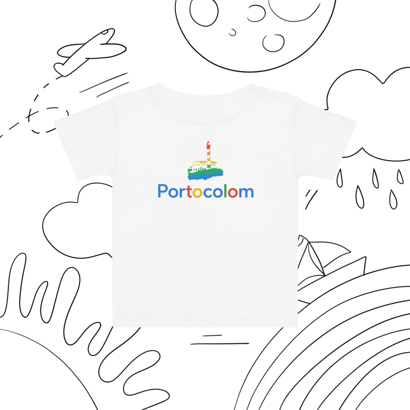 camiseta bebe GOOGLE portocolom