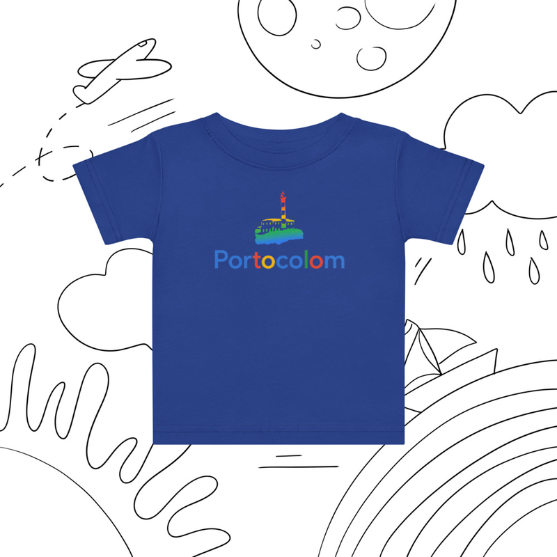 camiseta bebe GOOGLE portocolom
