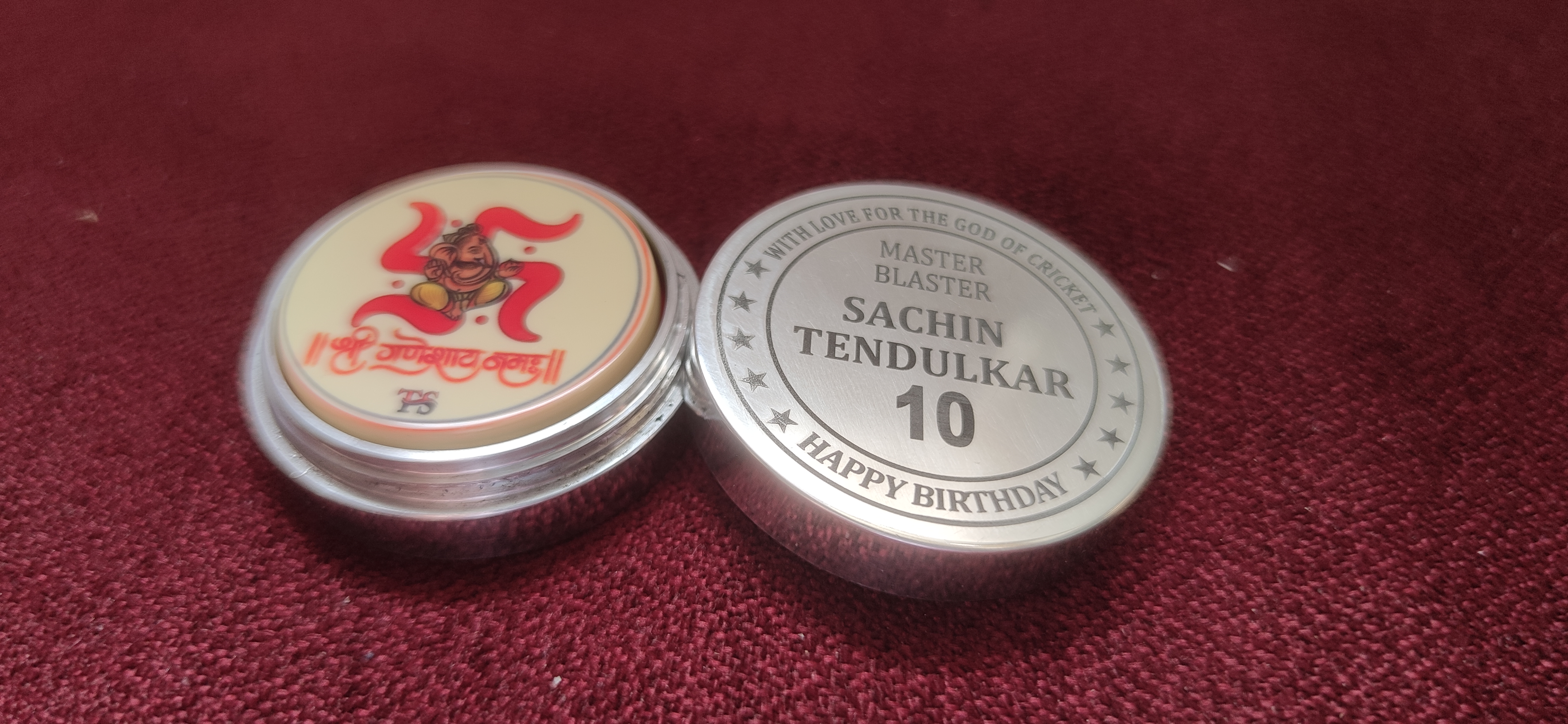 CARROM STRIKER METAL CASE