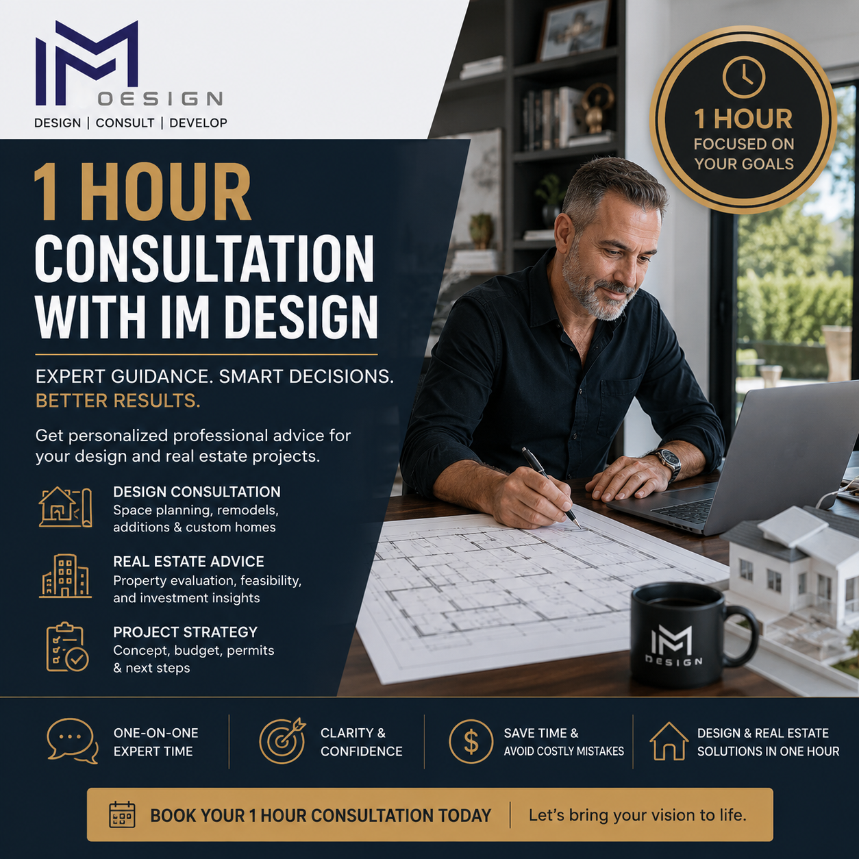 1 Hour Consultation with IM Design
