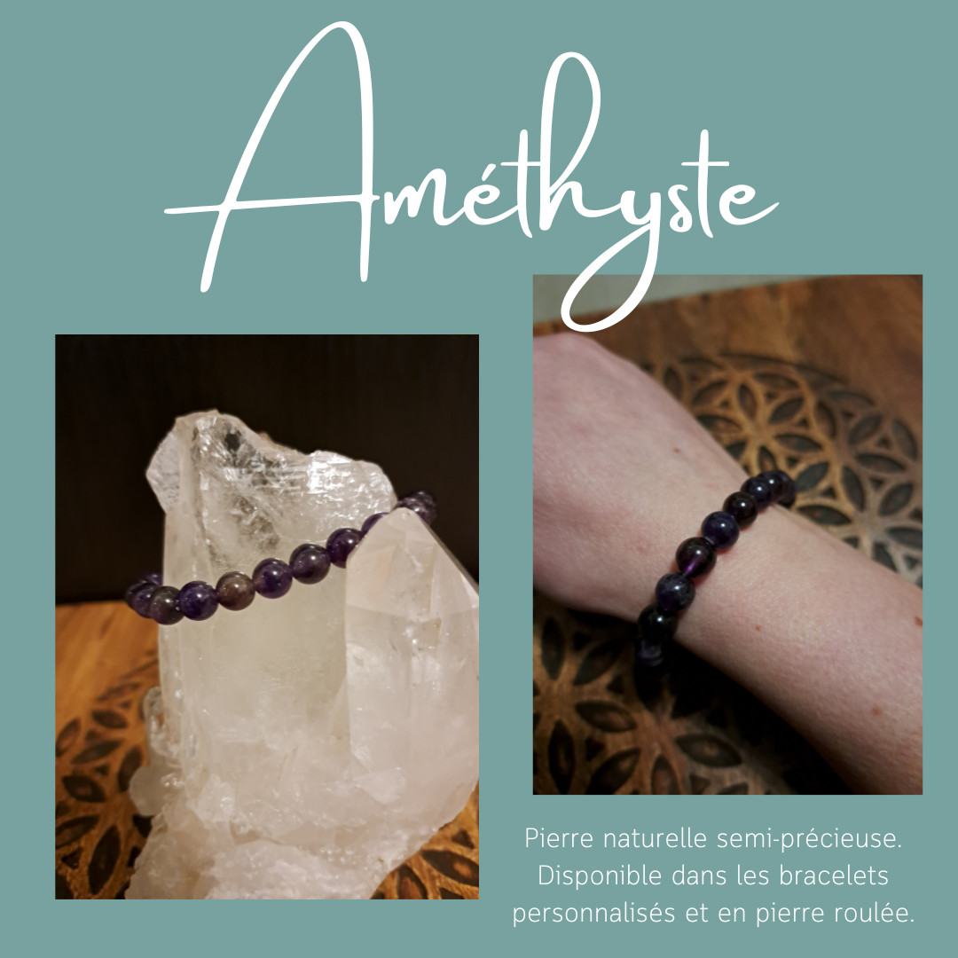 Améthyste - bracelet