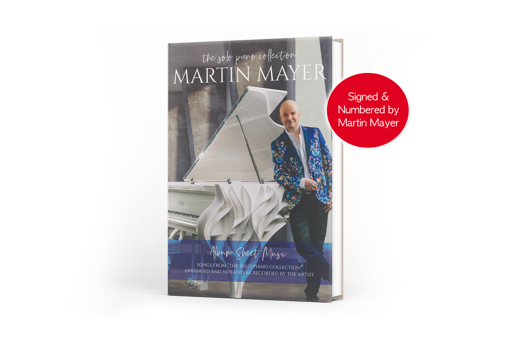 "The Solo Piano Collection" Sheet Music Book (Signed Paperback)