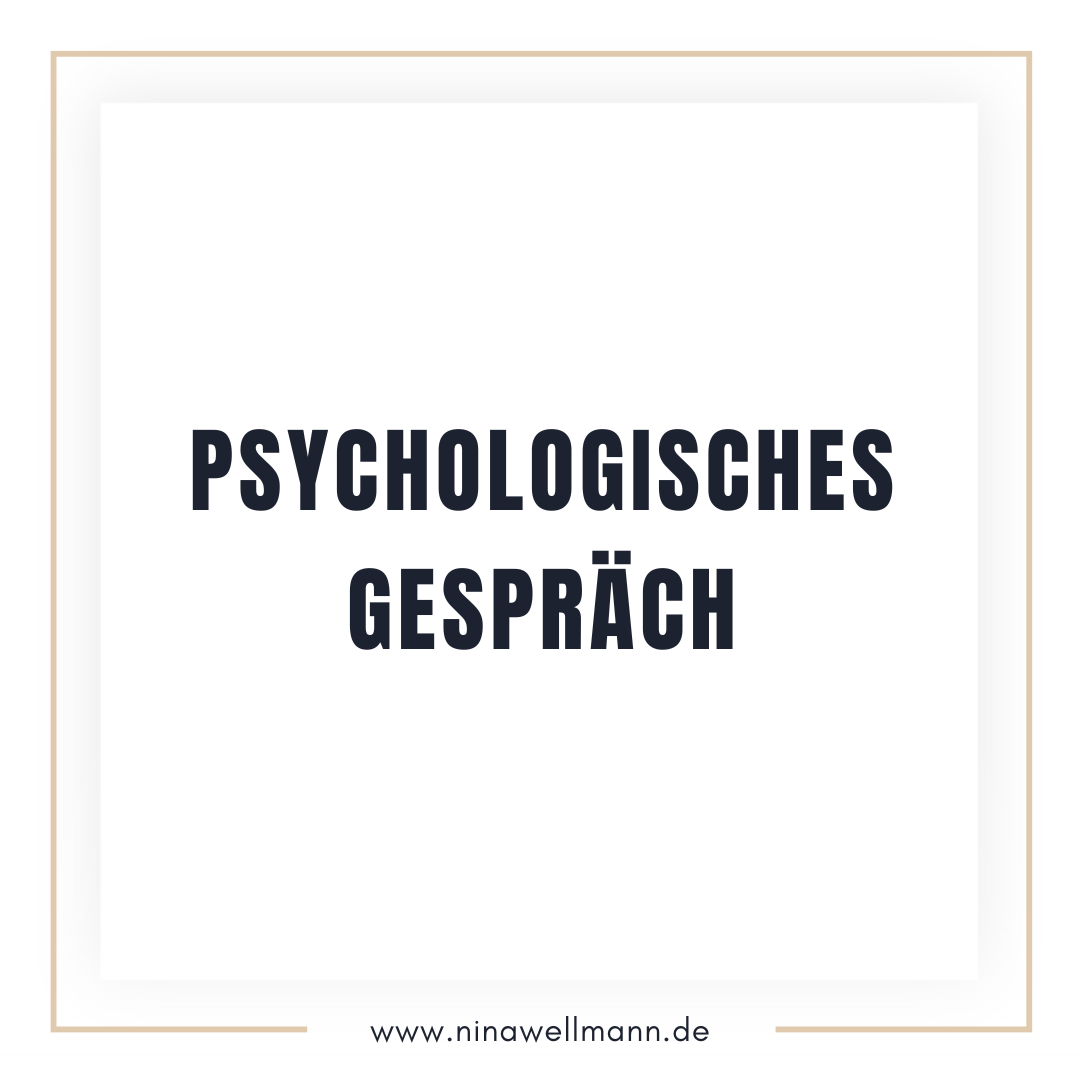 Psychologisches Gespräch