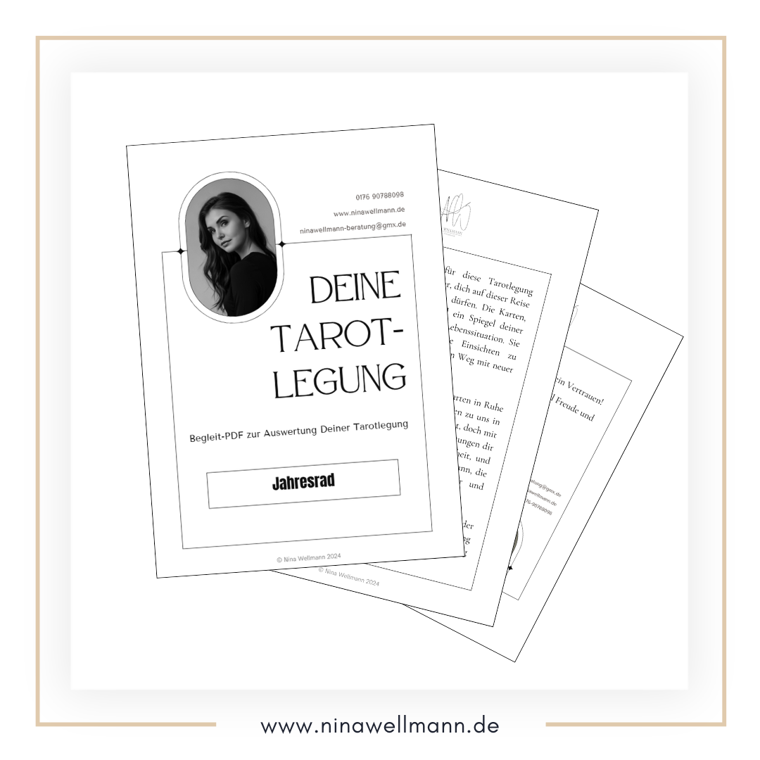 Tarot Jahresrad (12-Monats-Legung)