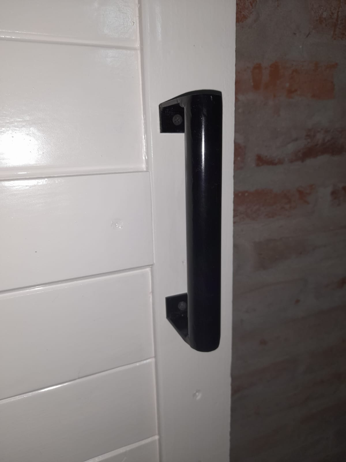 Puerta Granero Satinado Blanco