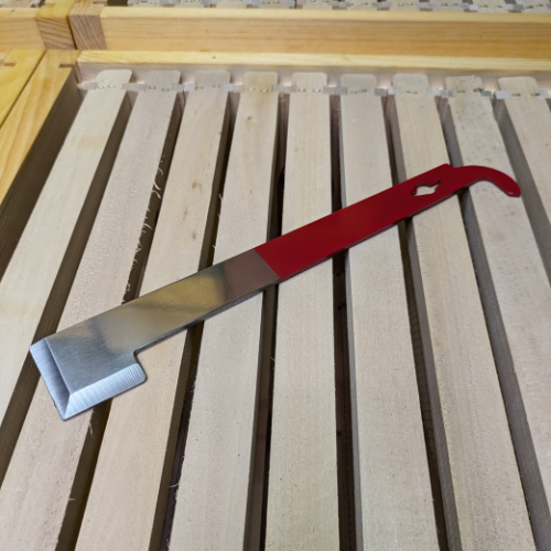 Stockmeißel mit Wabenheber - rot