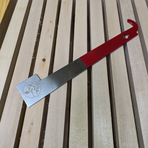 Stockmeißel mit Wabenheber - rot