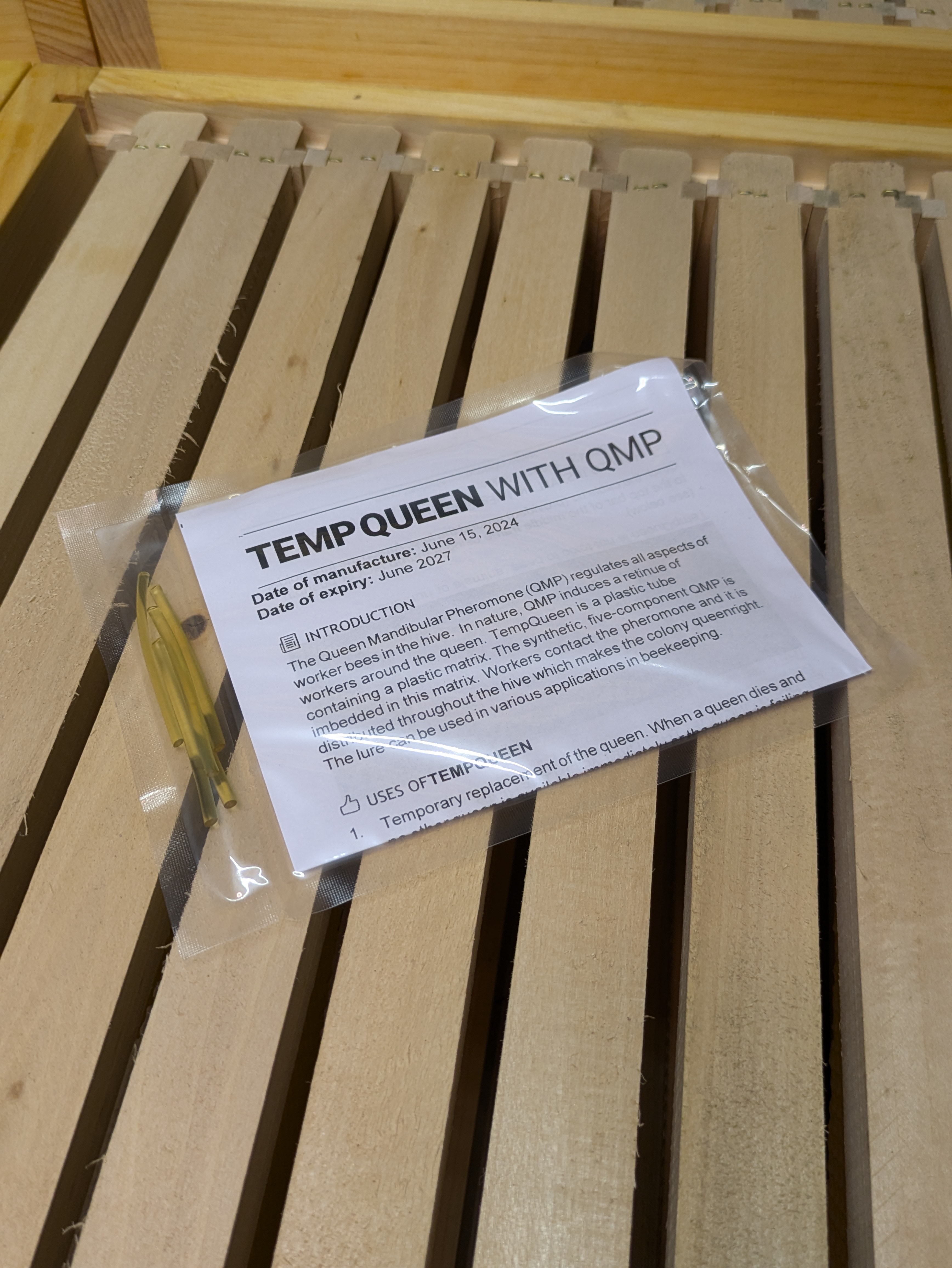 5Stk. TEMP QUEEN Königinpheromon Streifen