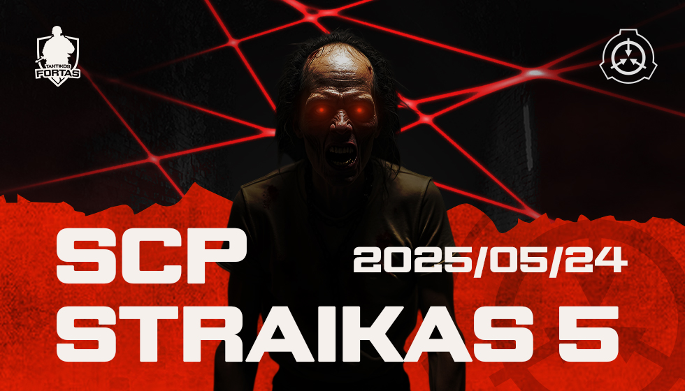 SCP Straikas 5 - NIGHT Žaidėjo bilietas