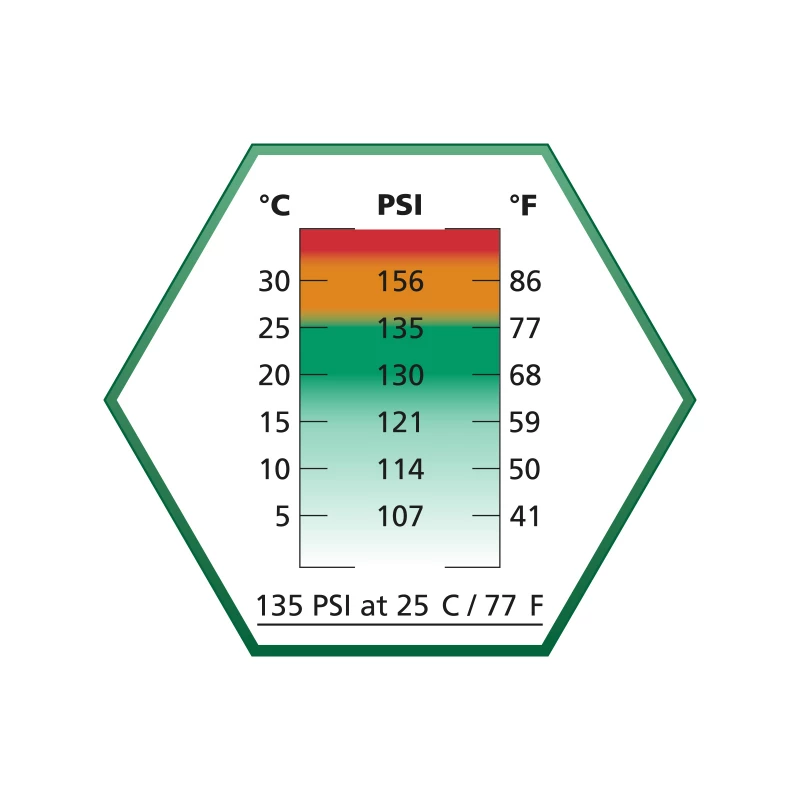 135 PSI ASG ULTRAIR Green Power Gas - 4 vnt.