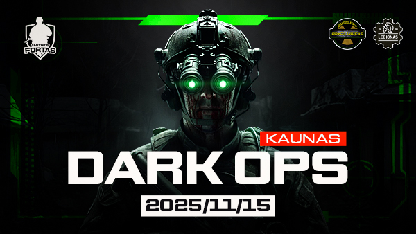 DARK_OPS #1 Žaidėjo bilietas