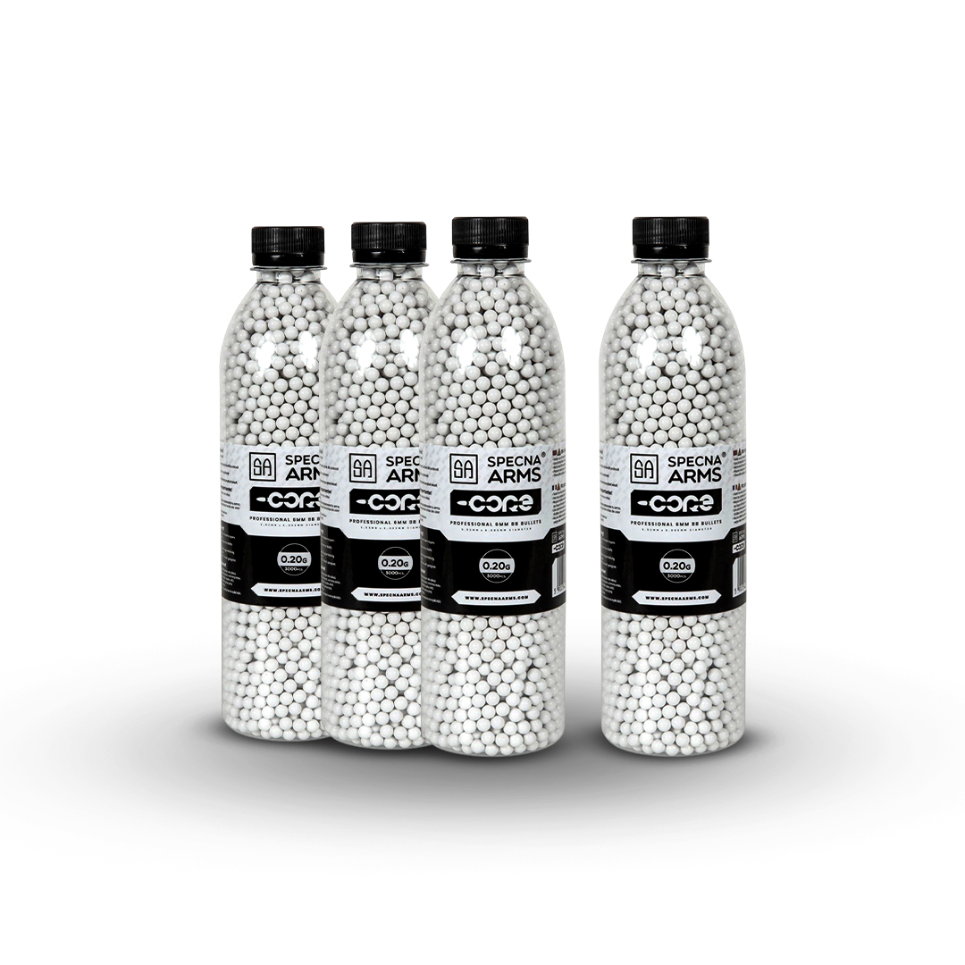 0,20g Specna Arms CORE BBs 3000 Pcs - Šratai - 4 Vnt.