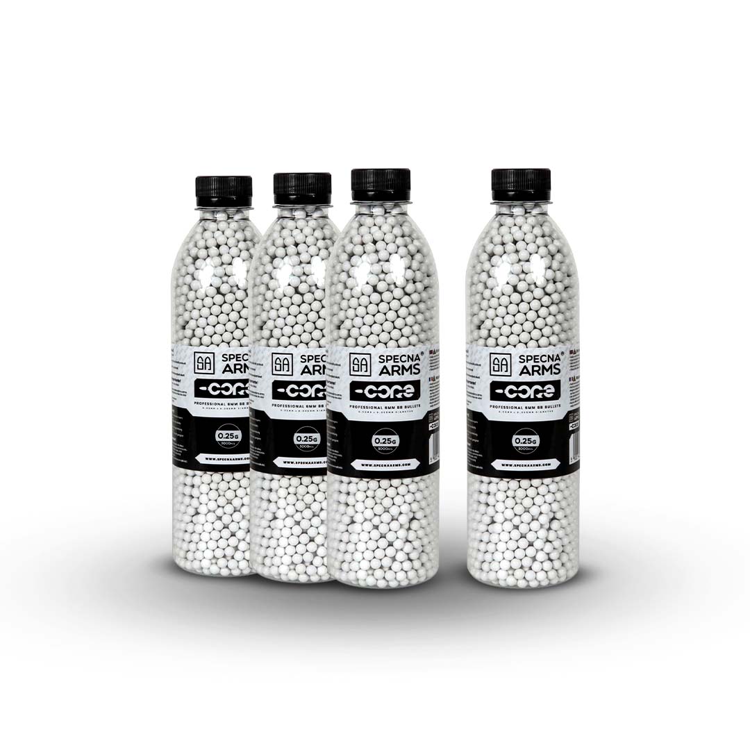 0,25g Specna Arms CORE BBs 3000 Pcs - Šratai - 4 Vnt.