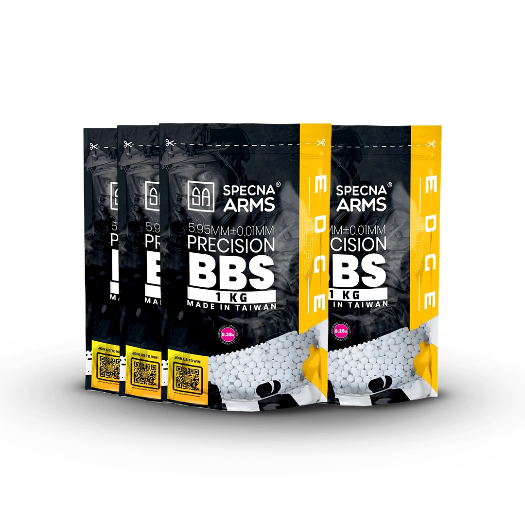 0,28g Specna Arms EDGE ULTRA™ precision BB's 1kg - Šratai - 4 Vnt.
