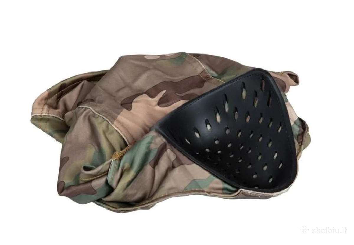 Multicam airsofto kaukė su silikonu