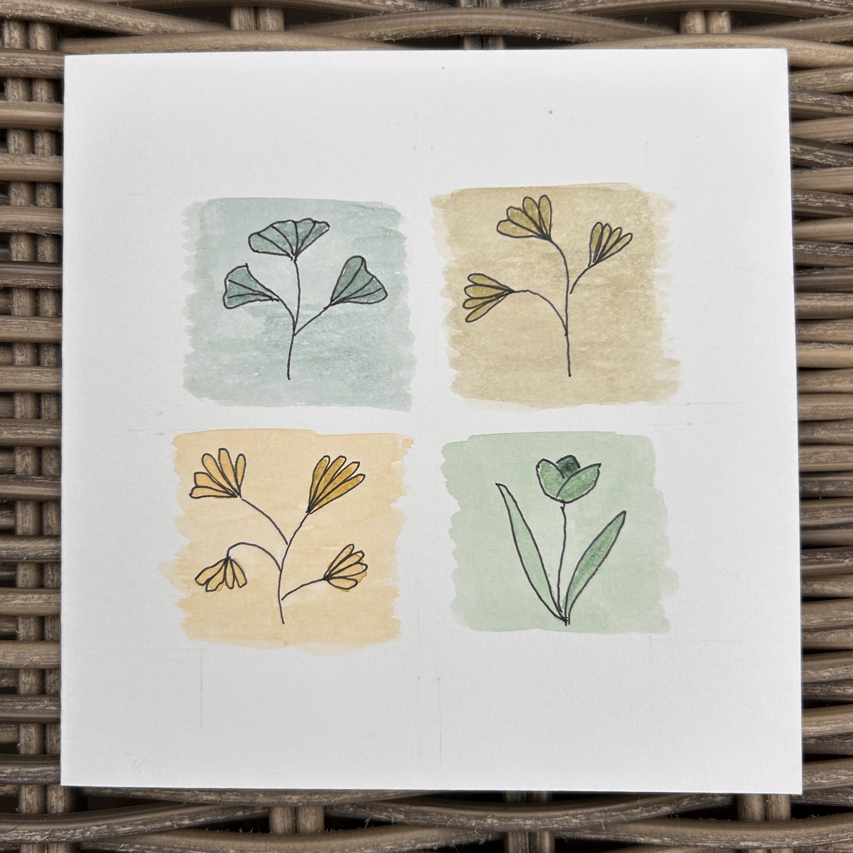 Hand Painted Cards 