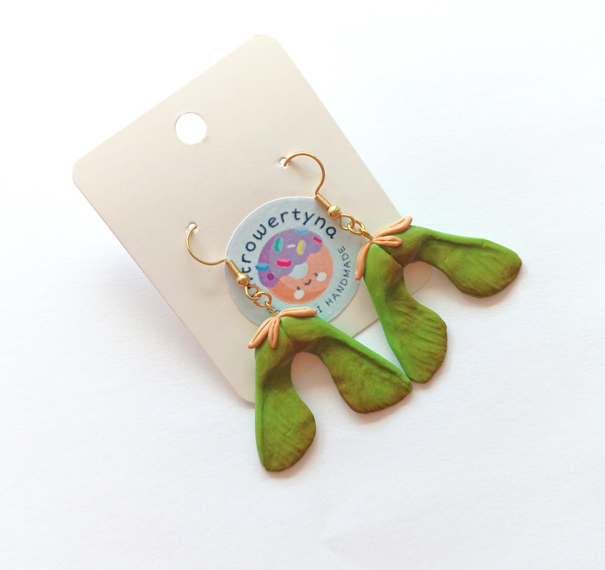 Kolczyki noski klonowe