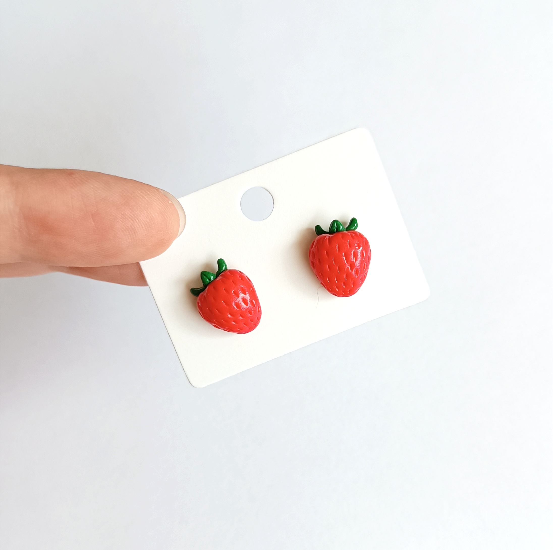 Kolczyki truskawki
