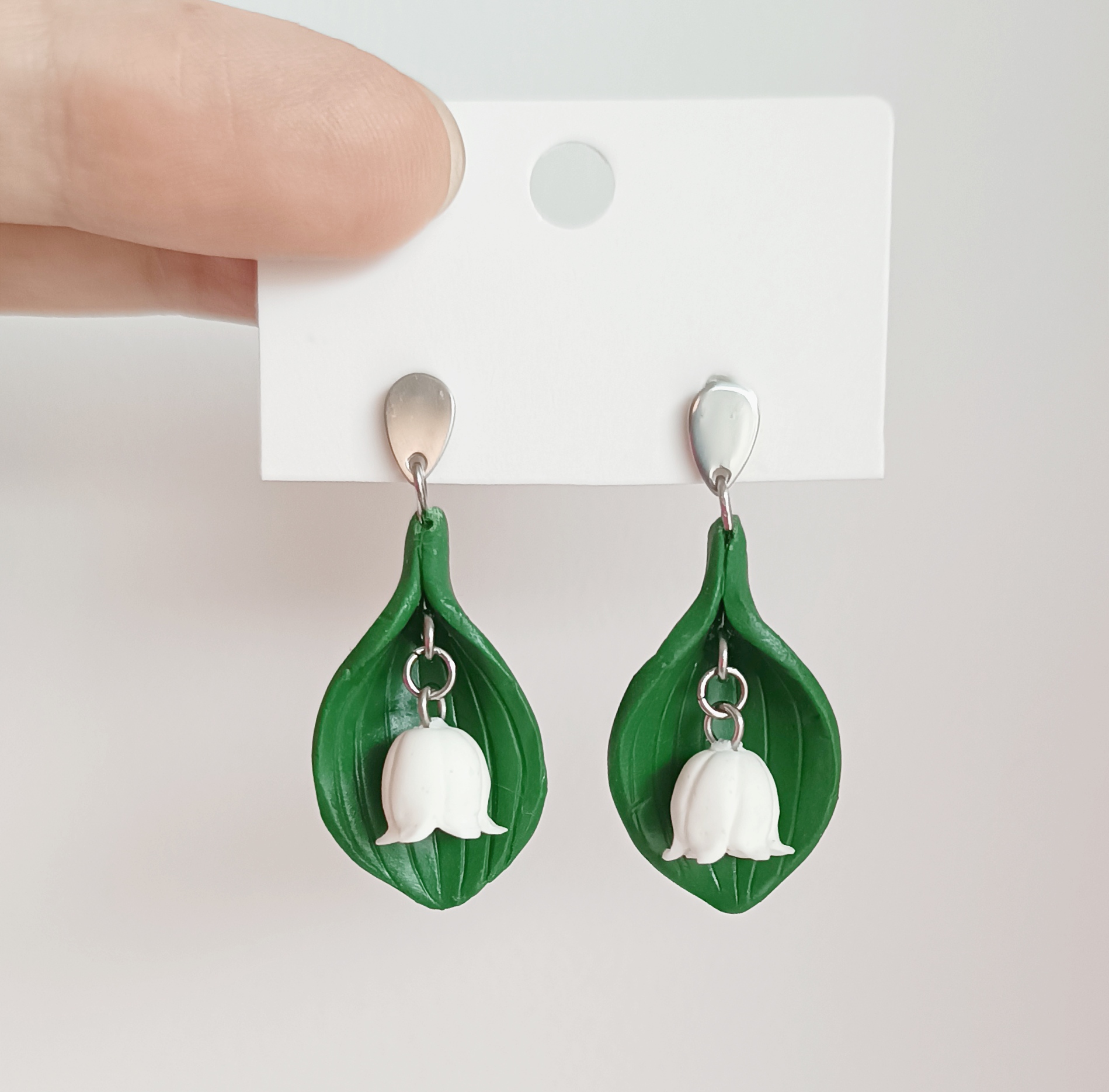 Kolczyki konwalie - małe