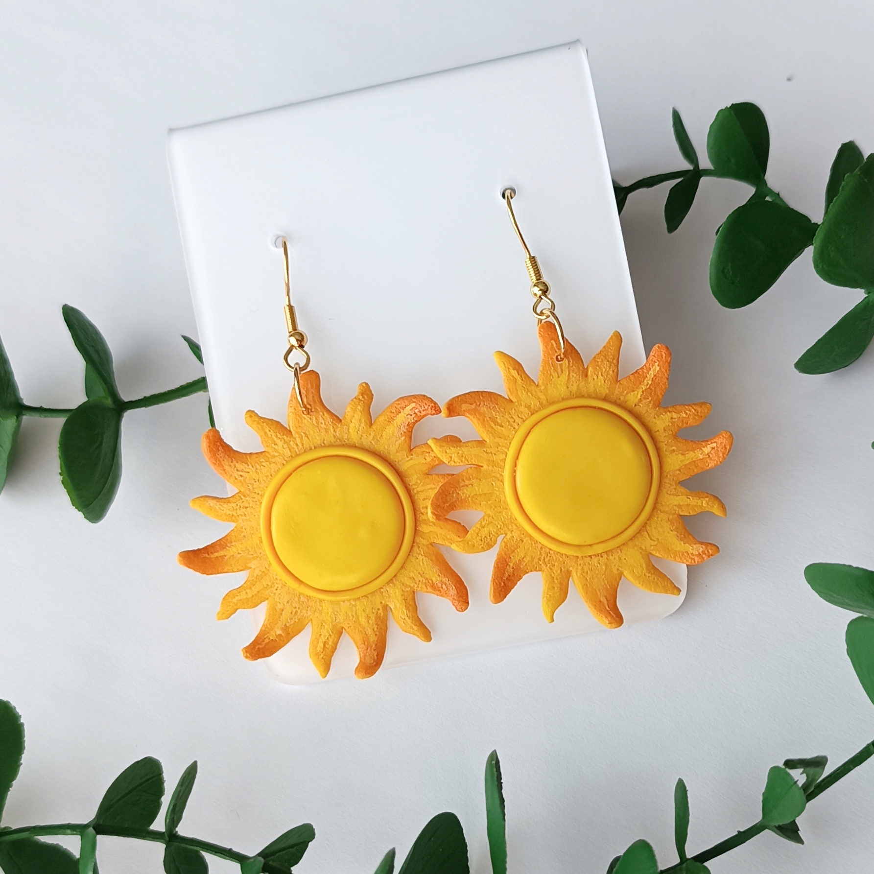 Kolczyki słoneczniki