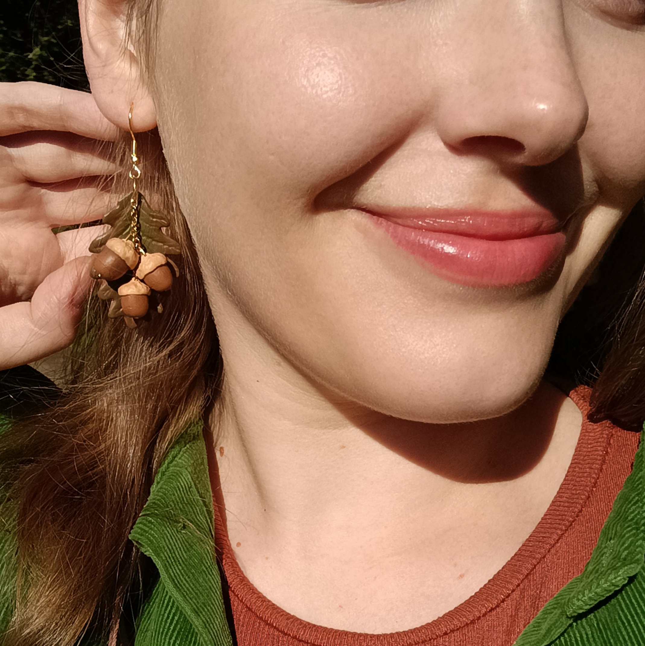 Kolczyki z żołędziami 