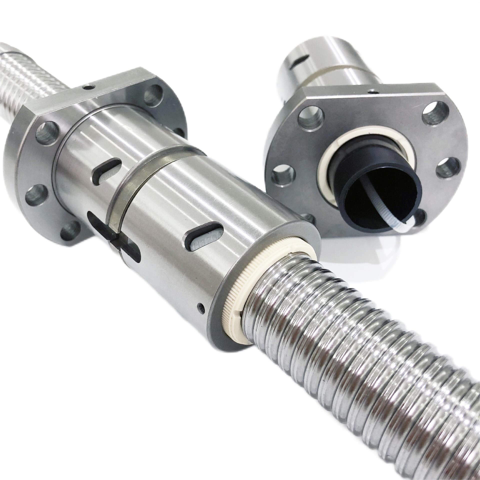 High-Quality Double-nut Ball Screws for Precision Engineering DFU