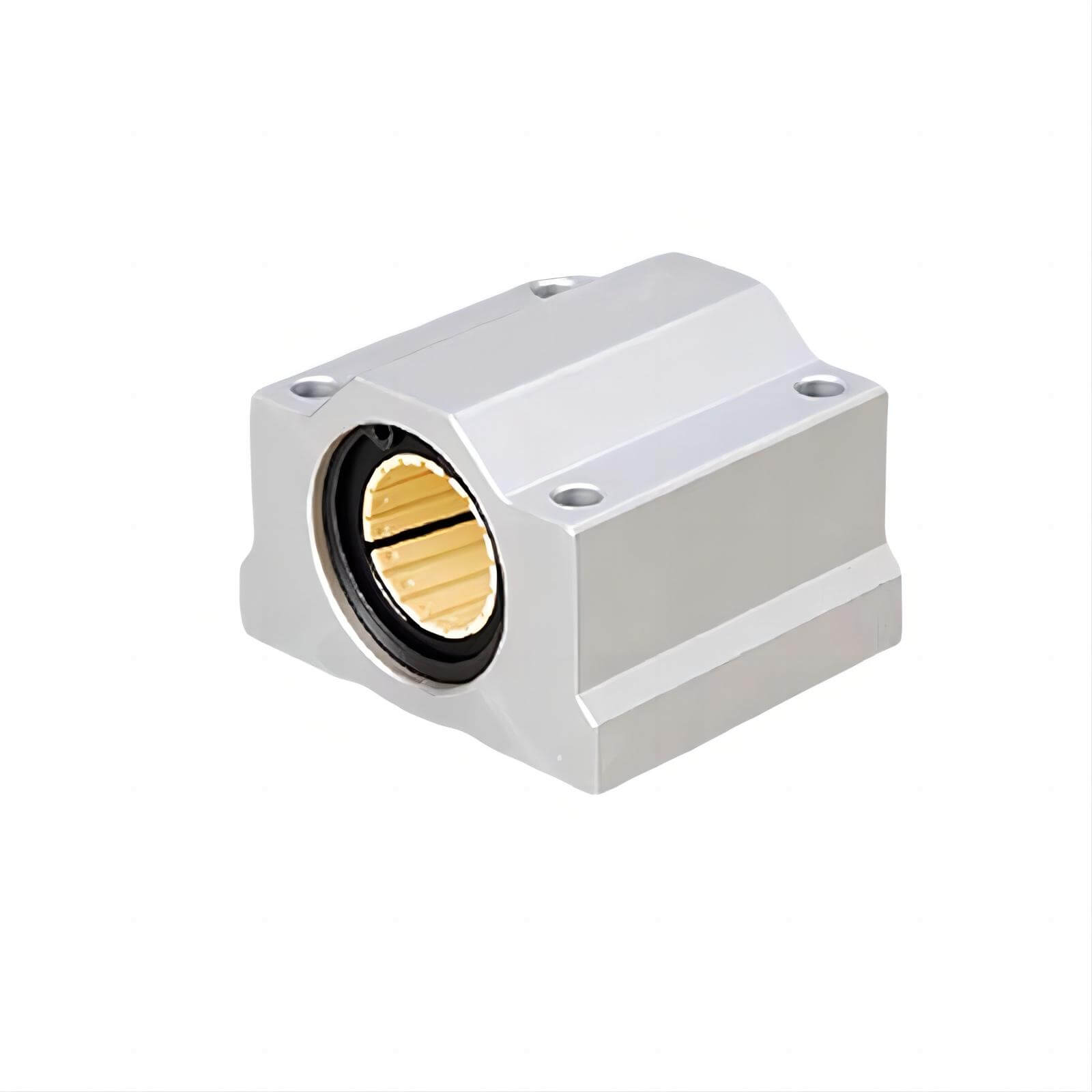 SCS Linear bearing block - Graphitic copper sleeve/ Steel retainer/ nylon retainer/ Plastic