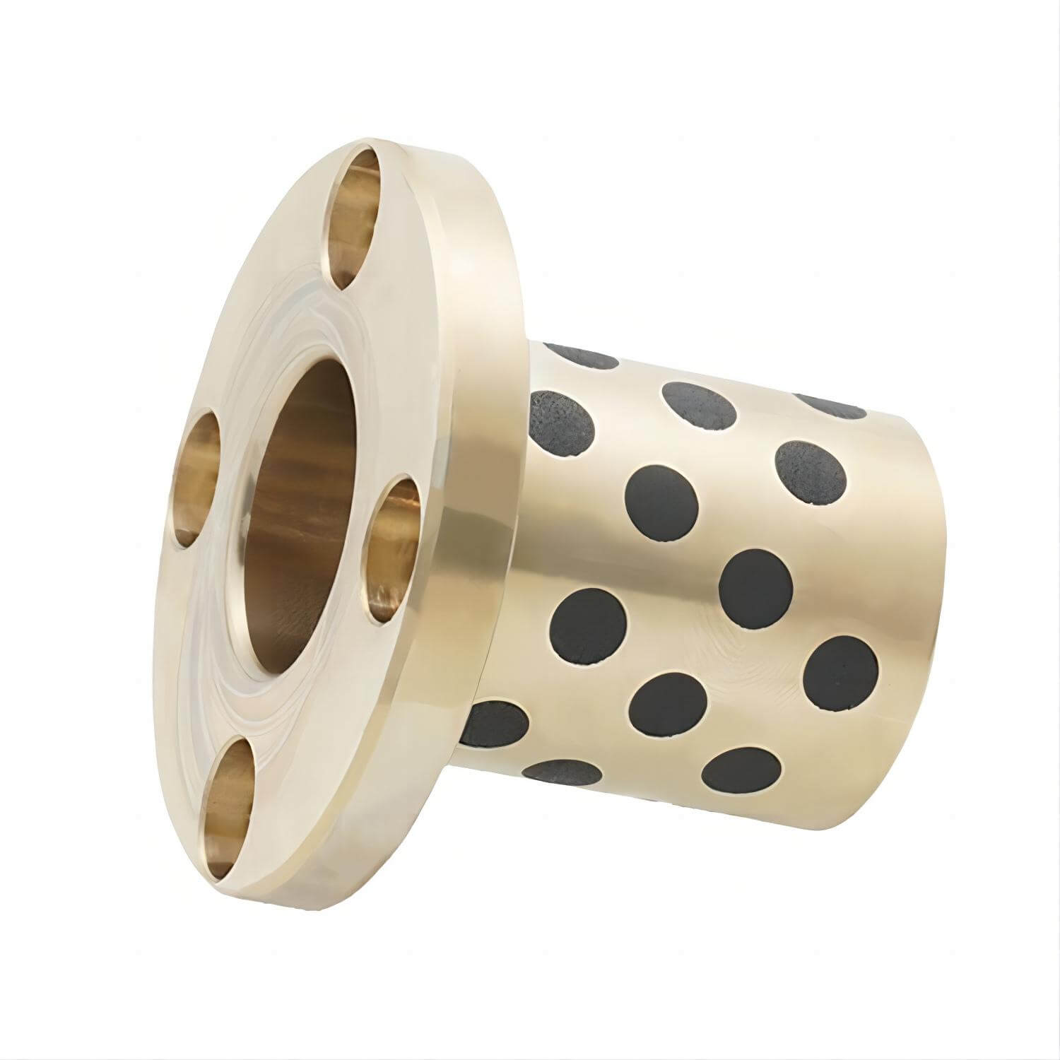 LMF Flange round linear bearing - Steel retainer/ Nylon retainer/ Graphitic copper sleeve/ Plastic