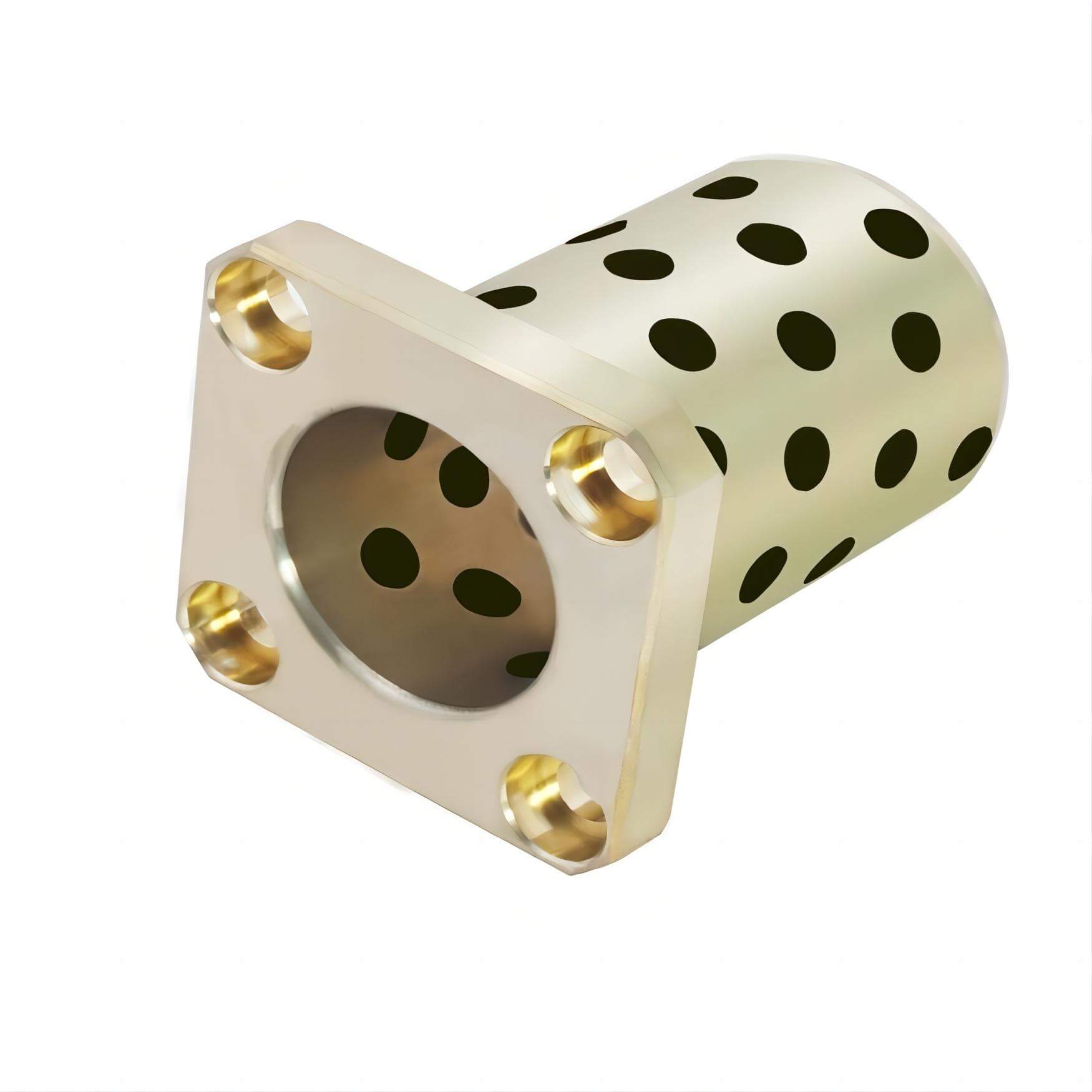 10pcs-LMK Flange square linear ball bushing - Graphitic copper sleeve/ Stainless steel cage/ Nylon cage/ Plastic