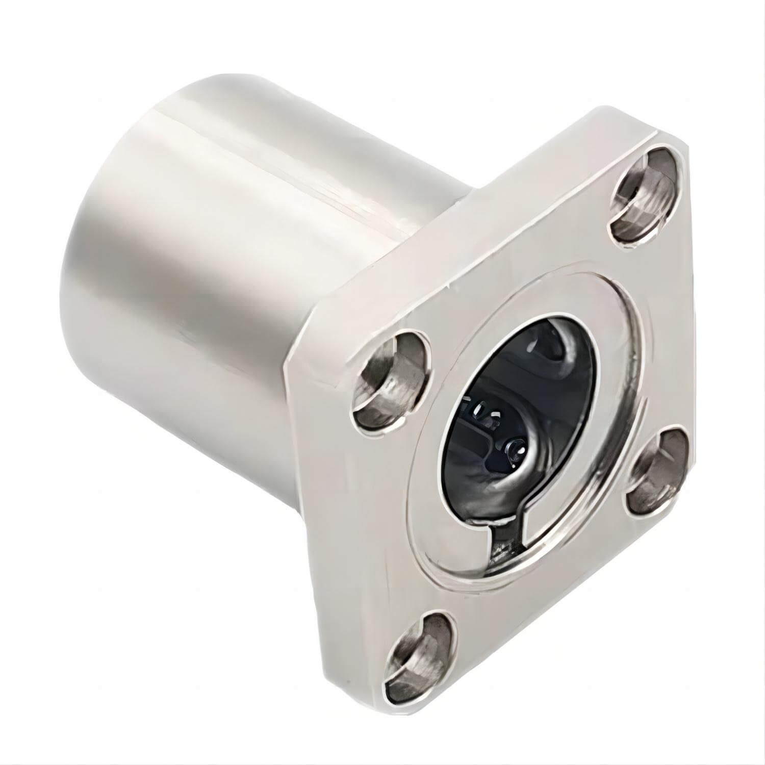 10pcs-LMK Flange square linear ball bushing - Graphitic copper sleeve/ Stainless steel cage/ Nylon cage/ Plastic