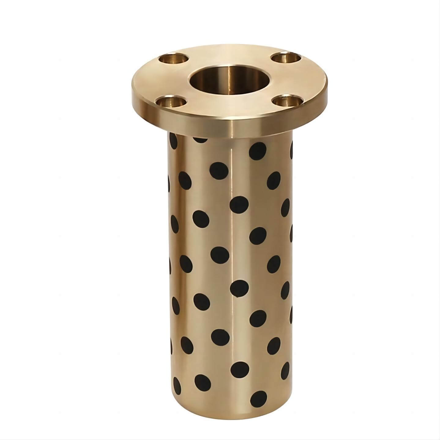 10pcs-LMFL Flange round long linear ball bearing - Graphitic copper sleeve/ Stainless steel cage/ Nylon cage/