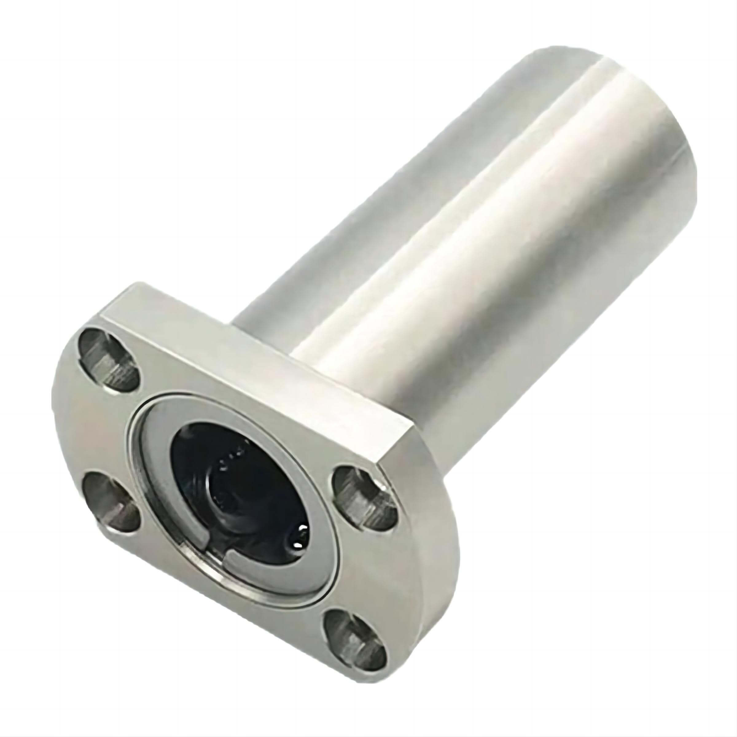 10pcs-LMHL Compact flange long linear motion bearing - Graphitic copper sleeve/ Stainless steel cage/ Nylon cage/ Plastic