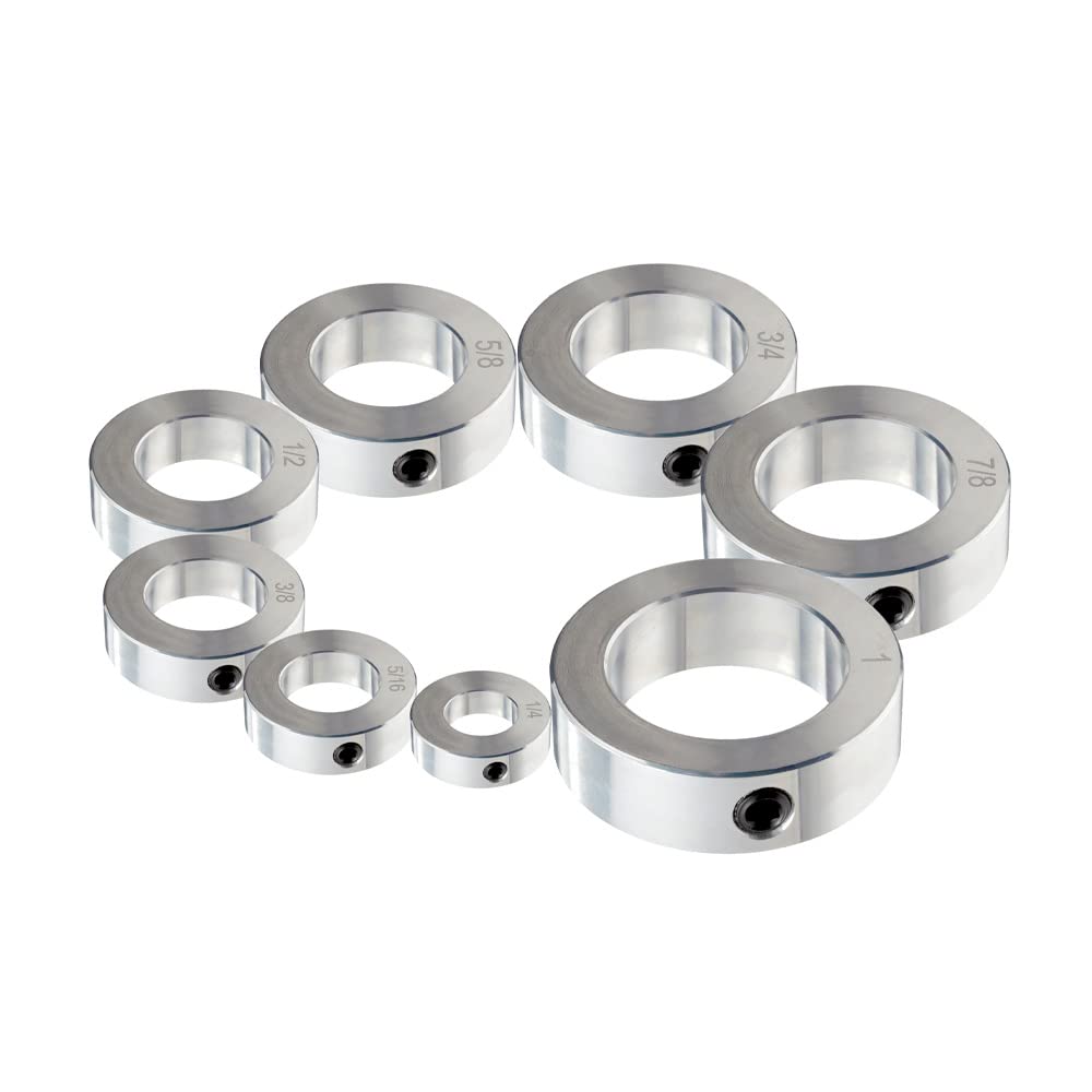 Zoll-Wellenmanschetten aus massivem Stahl 1/4', 1/2', 3/4', 1', 2'