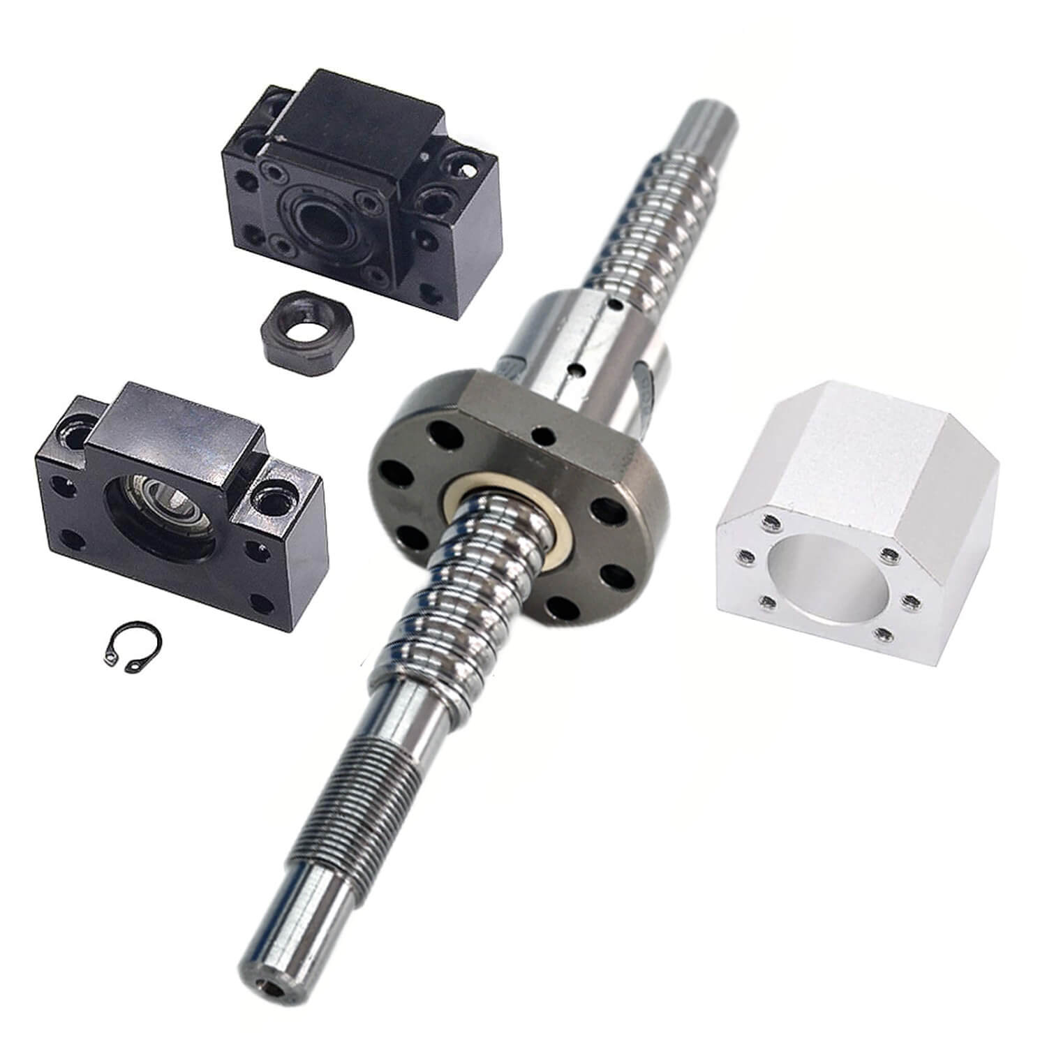SFU1204 1604 2004 CNC Ball Screw Parts 