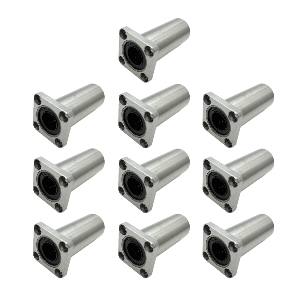 10pcs-LMKL Flange square long linear motion bearing