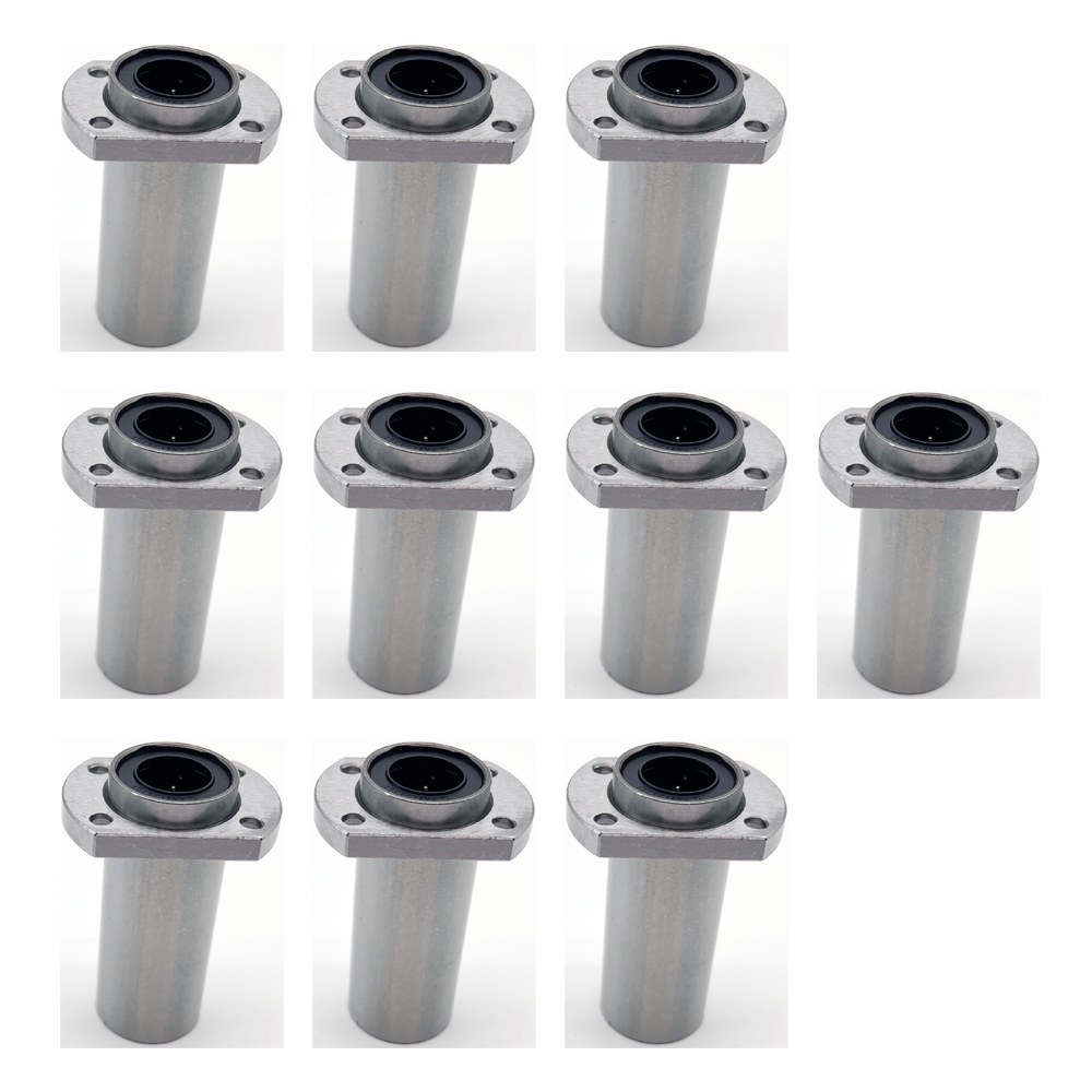 10pcs-Side flange long linear motion bushing LMFPL/ LMKPL/ LMHP..L
