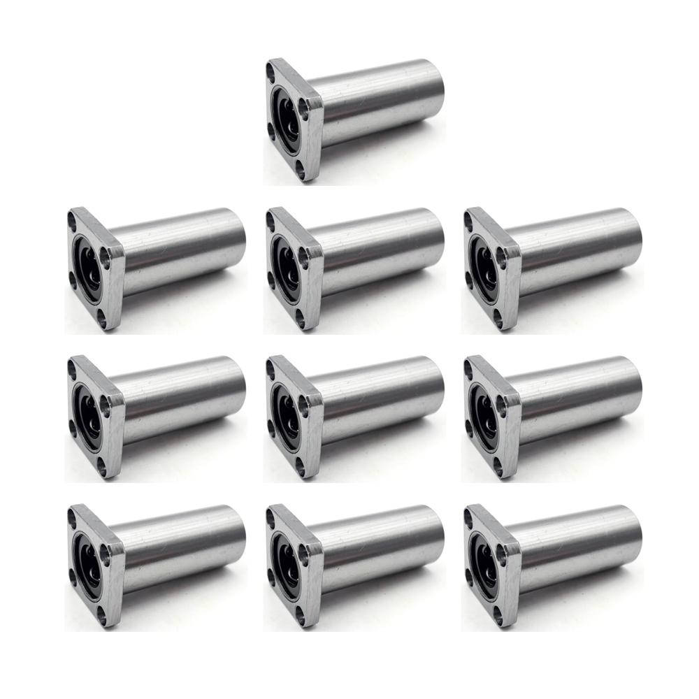 10pcs-LMKL Flange square long linear motion bearing