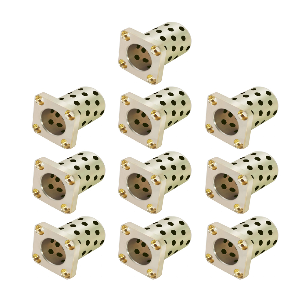 10pcs-LMK Flange square linear ball bushing