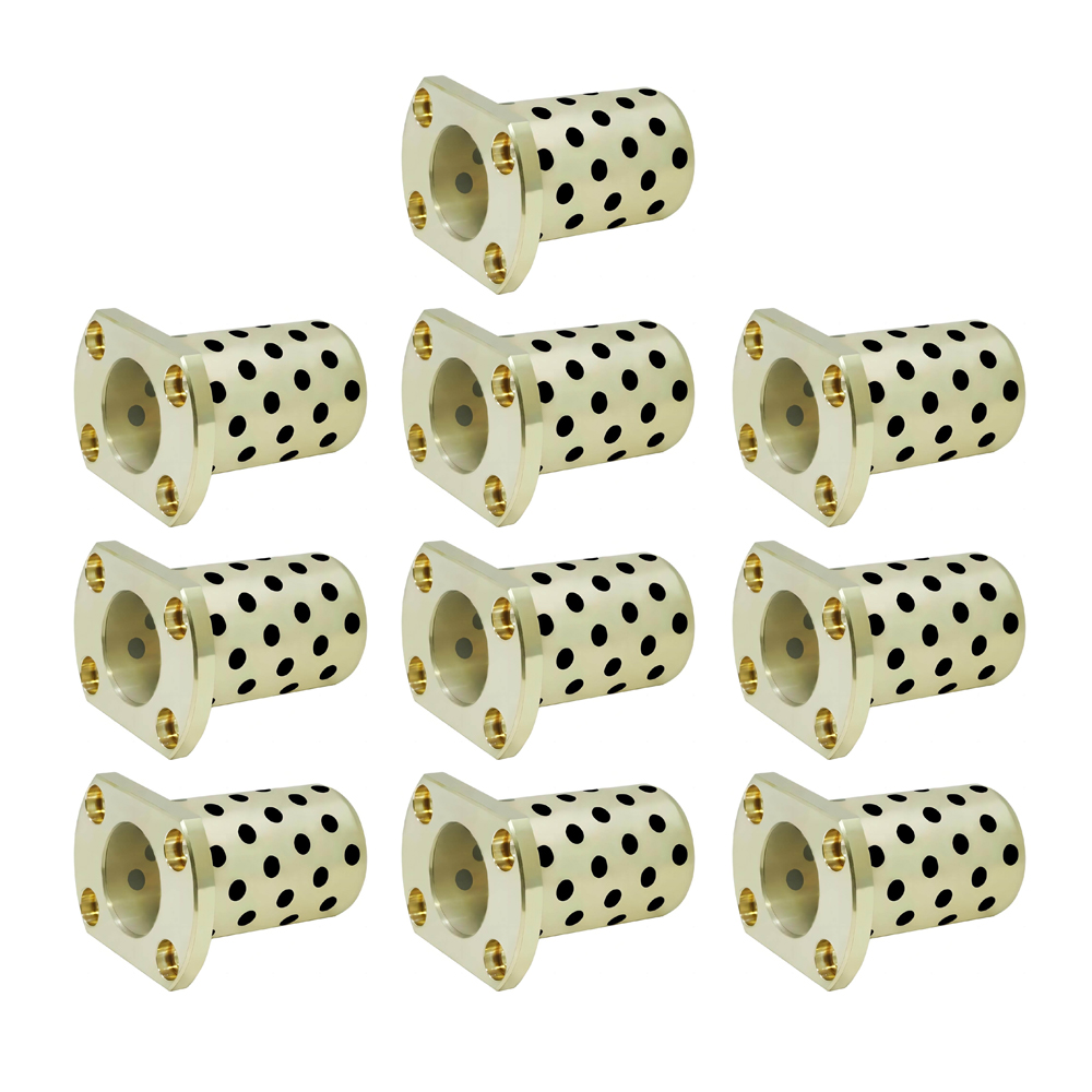 10pcs- LMH Compact flange linear slide bearing