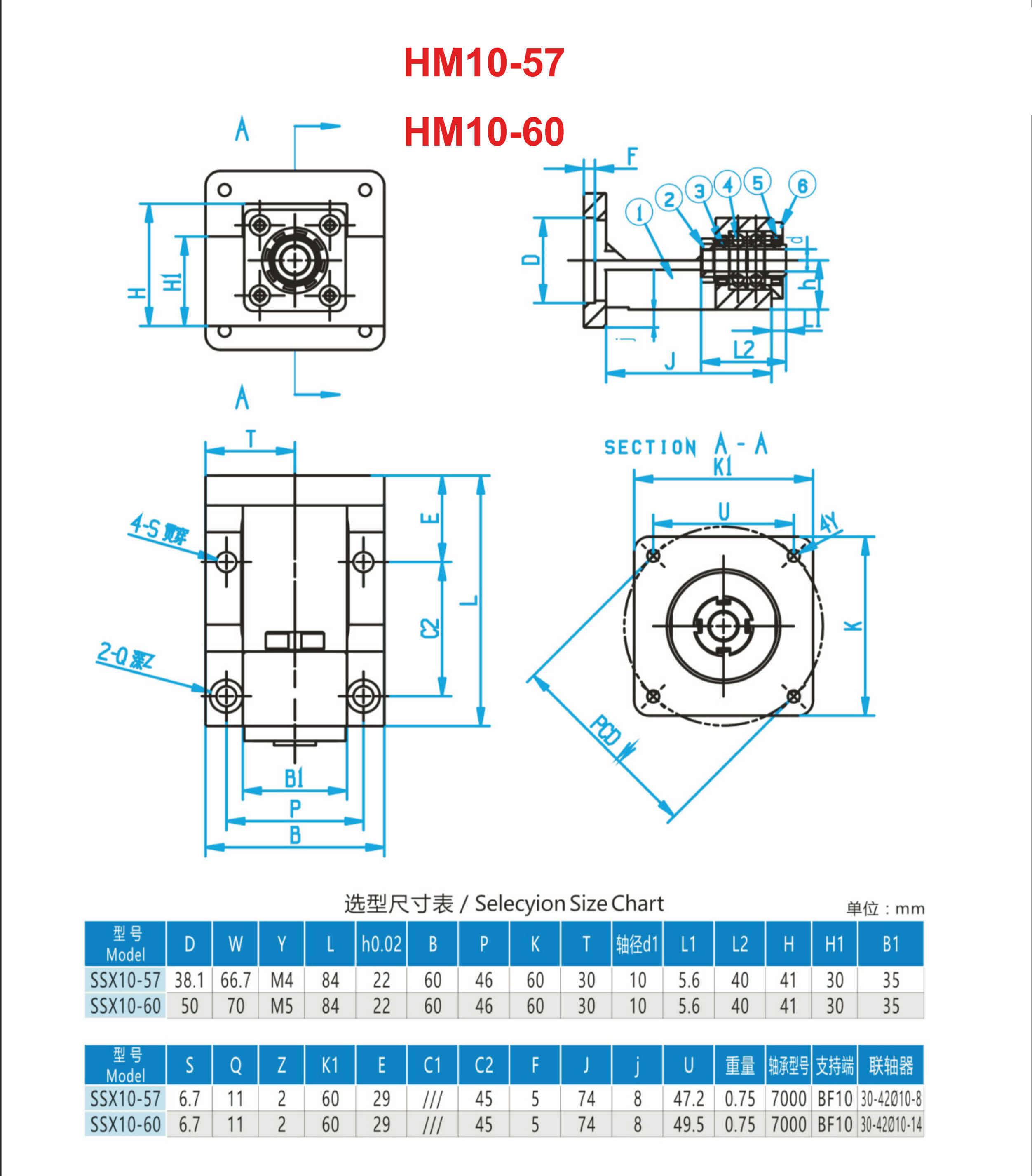Stepper motor  Integrated mounts bracket