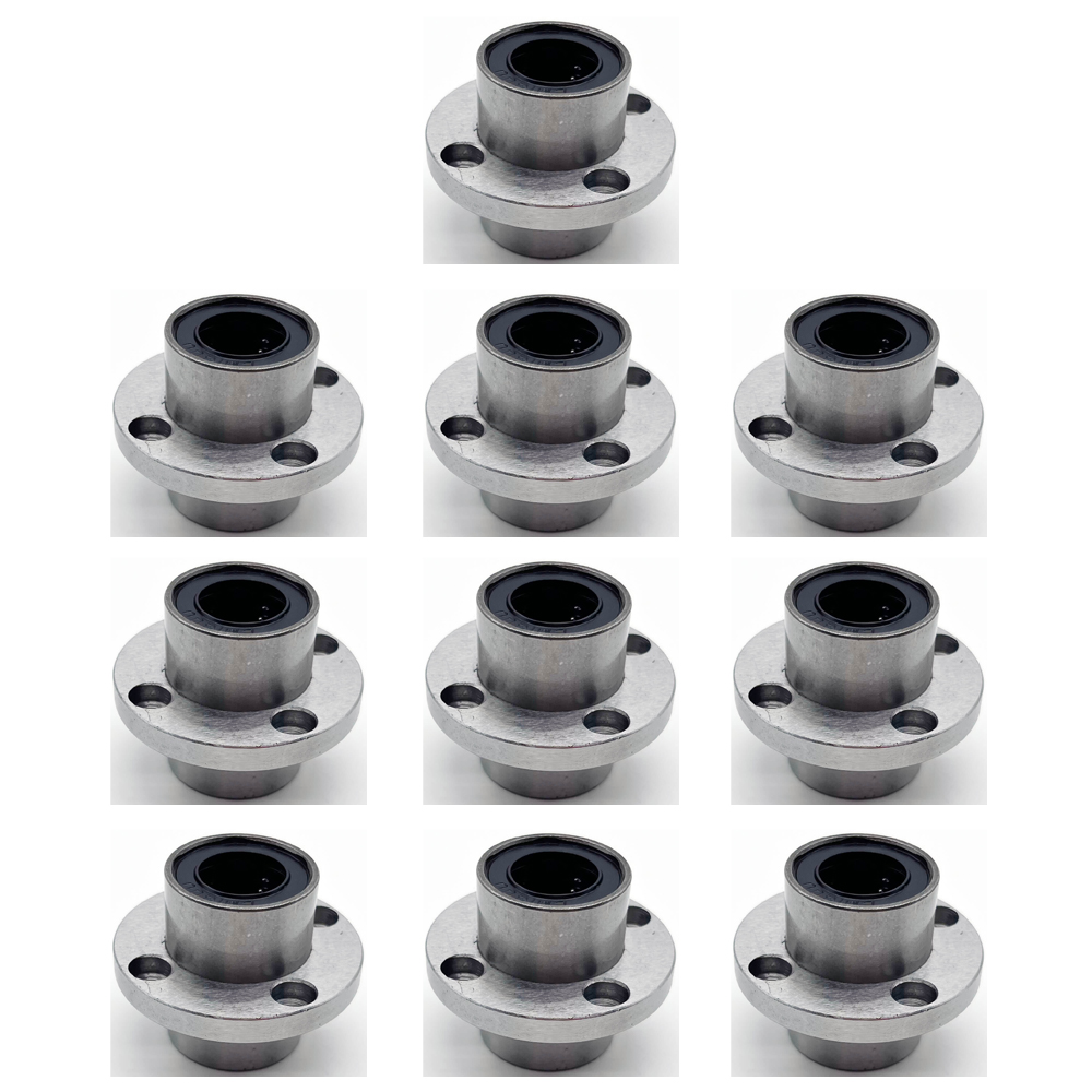 10pcs-Middle flange linear ball bushing bearing - LMFC/ LMKC/ LMHC 