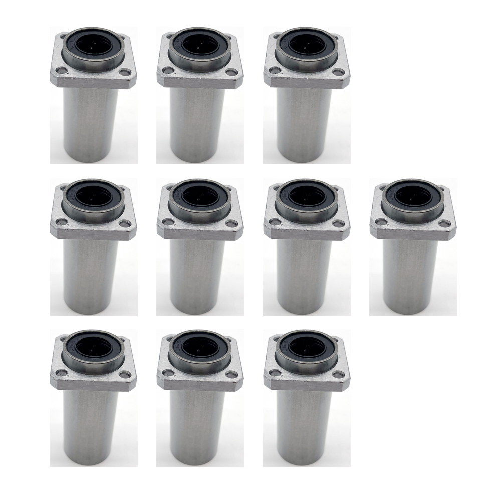 10pcs-Side flange long linear motion bushing LMFPL/ LMKPL/ LMHP..L